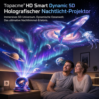 Topacme® Galaxy-Nachtlicht-Projektor für Schlafzimmer